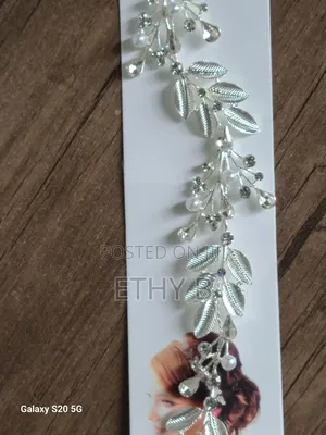 Silver Crystal Bridal Headband