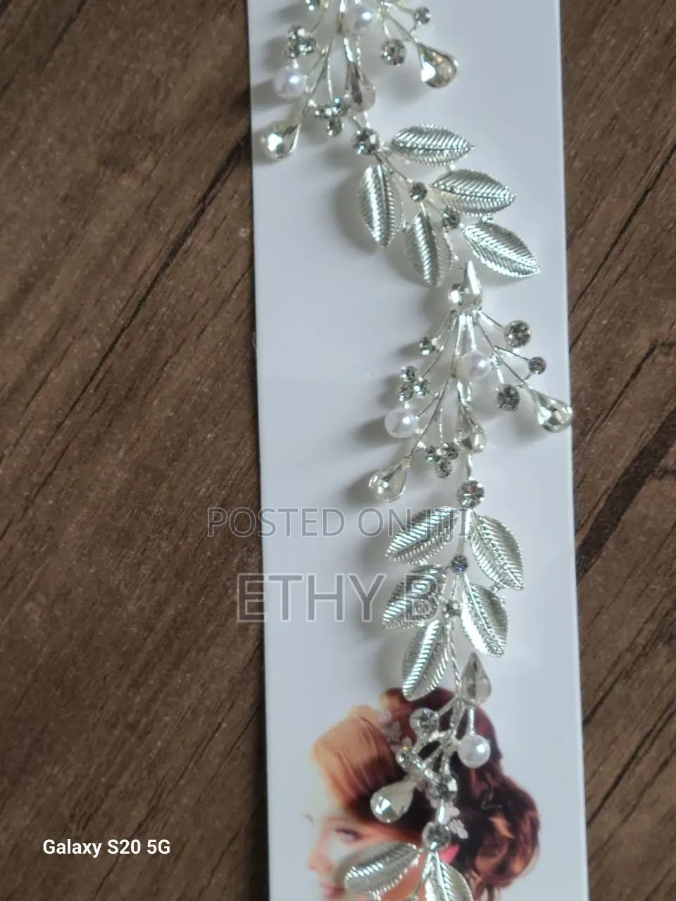 Silver Crystal Bridal Headband