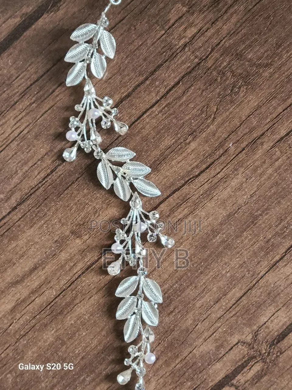 Silver Crystal Bridal Headband