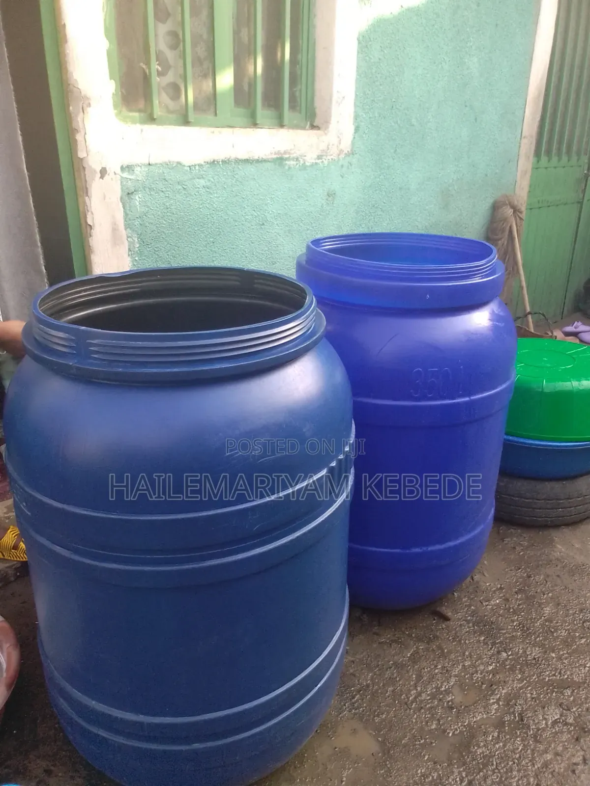 350l Plastic Water Tanks (Roto) – Slightly Used – Etb 5,000 For Both