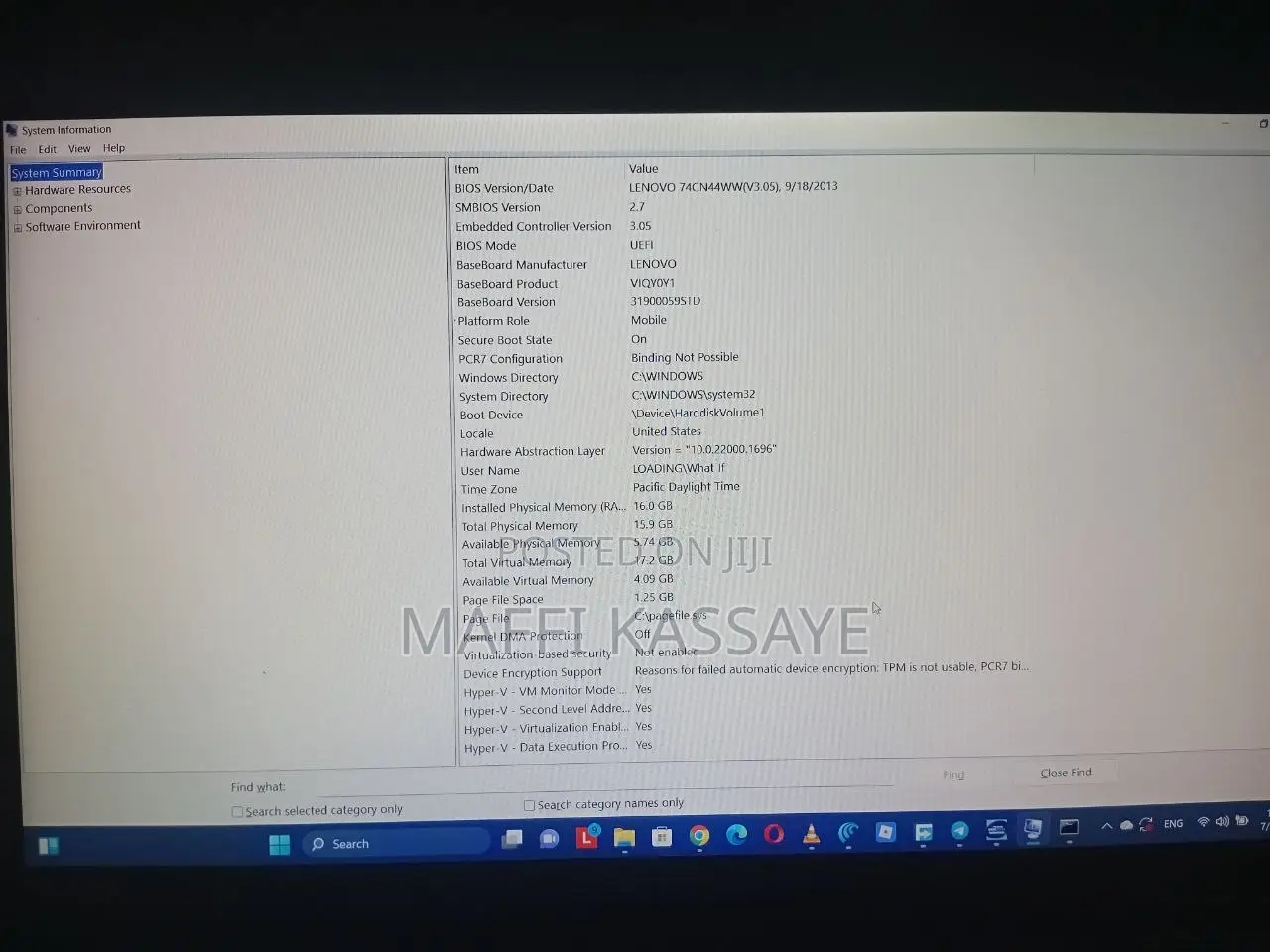 Laptop Lenovo Ideapad 3 16GB Intel Core i7 HDD 1T