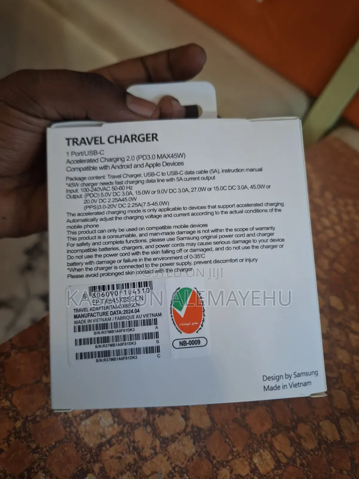 Samsung Charger 45w