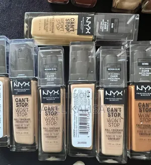 Nyx Professional Makeup Full Coverage Foundation.