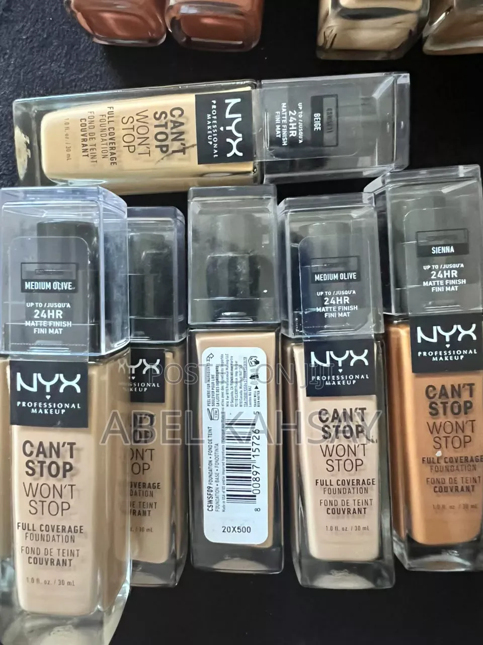 Nyx Professional Makeup Full Coverage Foundation.