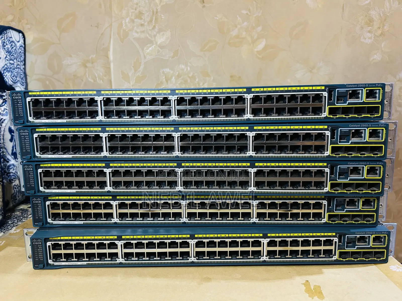 Cisco Catalyst 2960s Ws-C2960s-48fps-L 48 Poe+ Gigabit Network Switch
