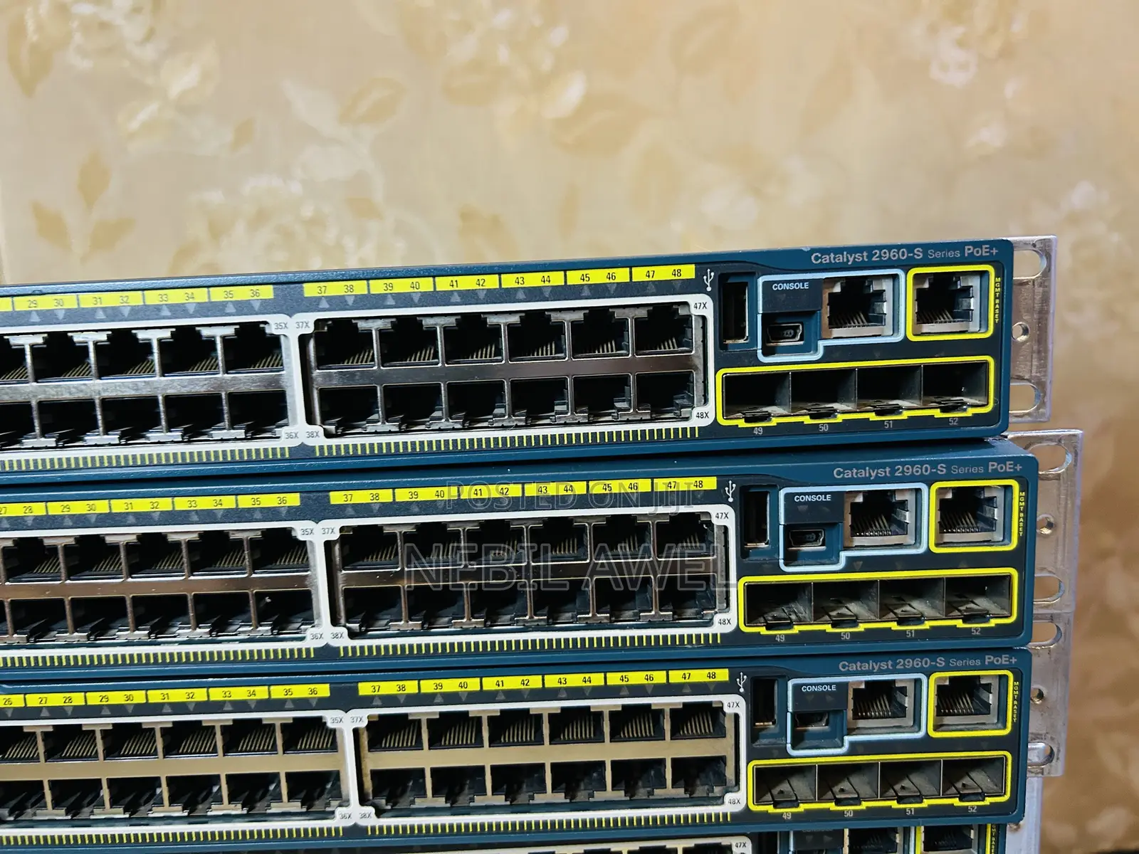 Cisco Catalyst 2960s Ws-C2960s-48fps-L 48 Poe+ Gigabit Network Switch