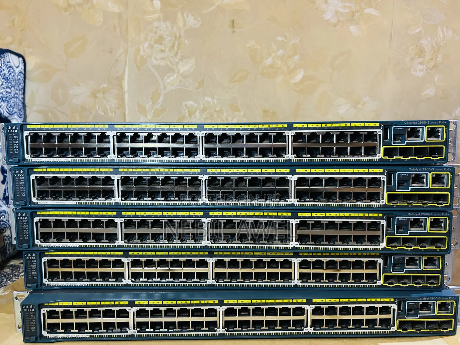 Cisco Catalyst 2960s Ws-C2960s-48fps-L 48 Poe+ Gigabit Network Switch