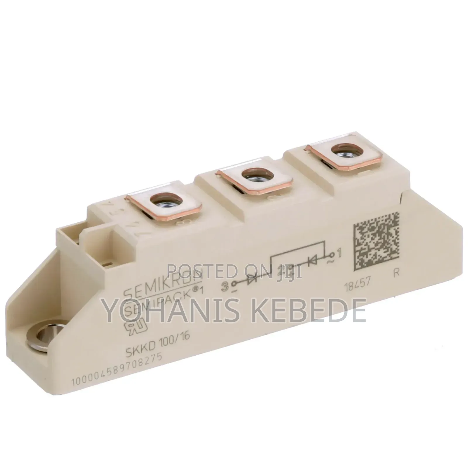 Semikron Semipack 1 Diode Module, Model SKKD 81 and 106/14