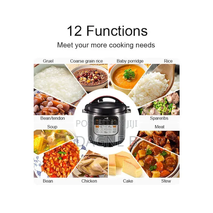 9l Sanford Digital Electric Pressure Cooker ሳንፎርድ የኤሌክትሪክ ኩከር