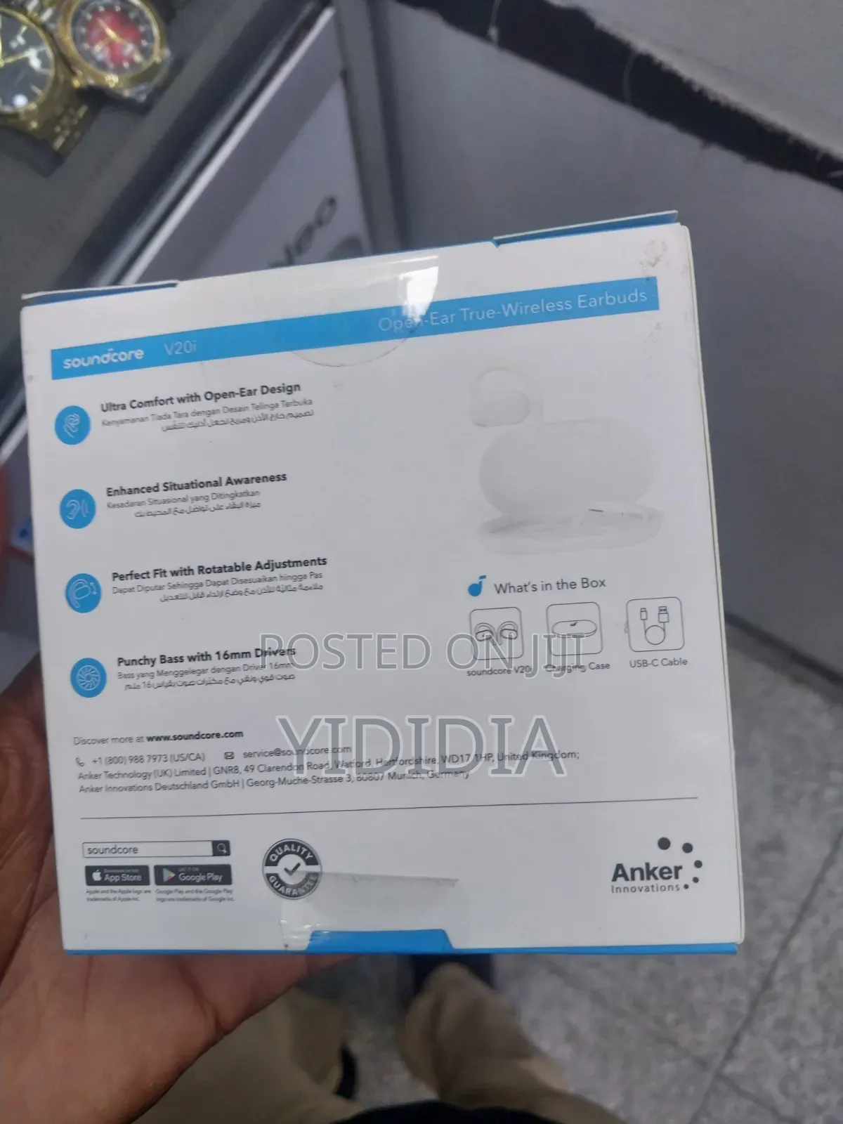 ‎ Anker Soundcore V20i Open-ear Wireless Earbuds