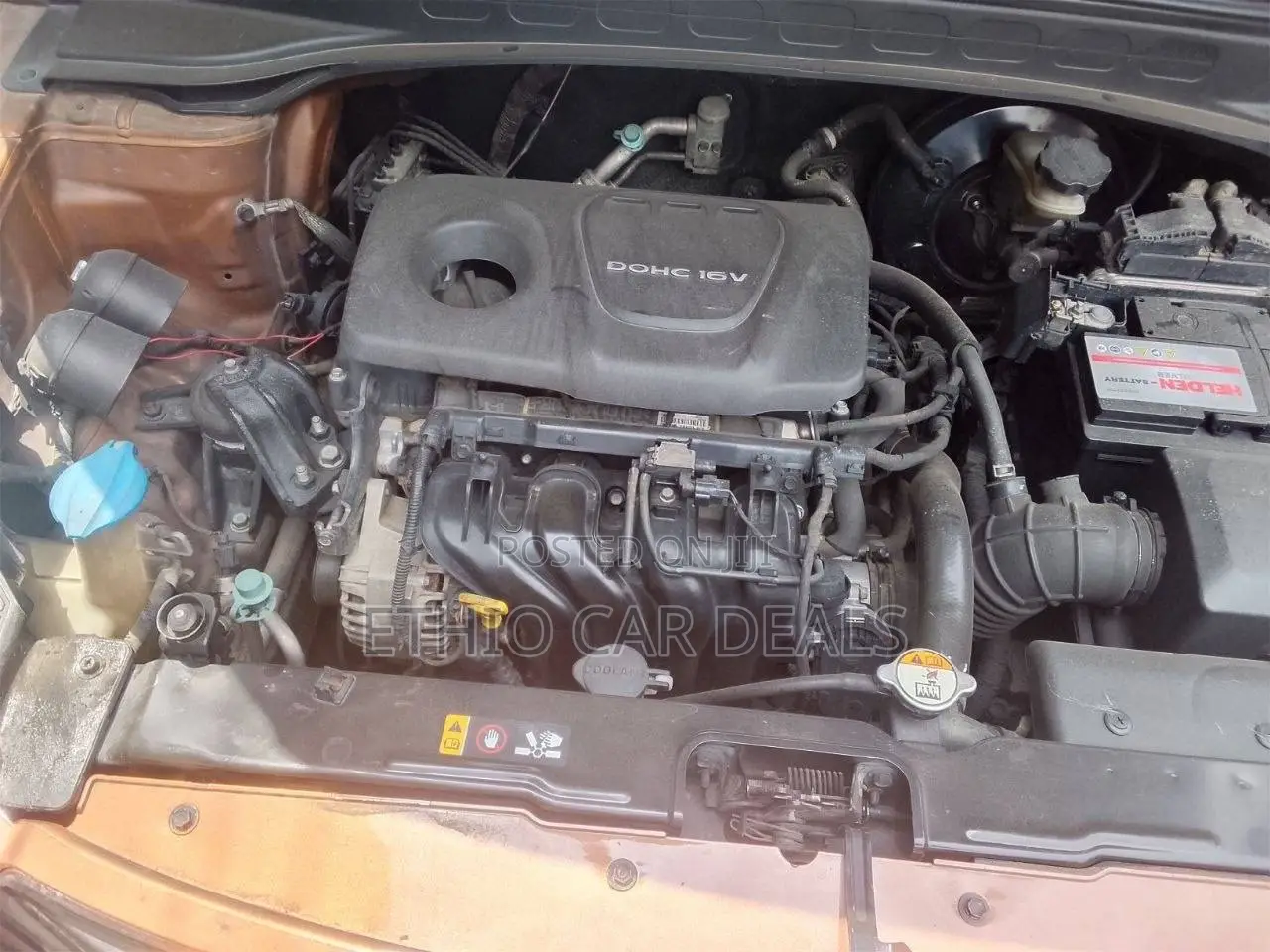 Hyundai Creta 2016 Orange