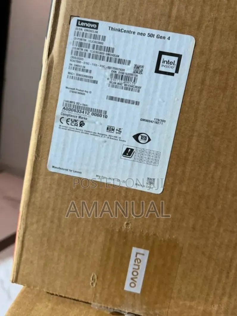 New Lenovo ThinkCentre Neo 50T 8GB Intel Core i5 SSD 512GB