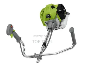 ,1vido 52cc ቤንዚን ብሩሽ ካተር (Brush Cutter) ሲሆን አረንጓዴና ጥቁር ቀለም ያለው ሞተር