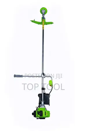 ,1vido 52cc ቤንዚን ብሩሽ ካተር (Brush Cutter) ሲሆን አረንጓዴና ጥቁር ቀለም ያለው ሞተር