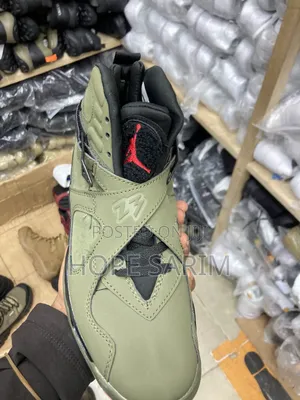 Air Jordan 8 Retro "Sequoia" Men's Sneakers