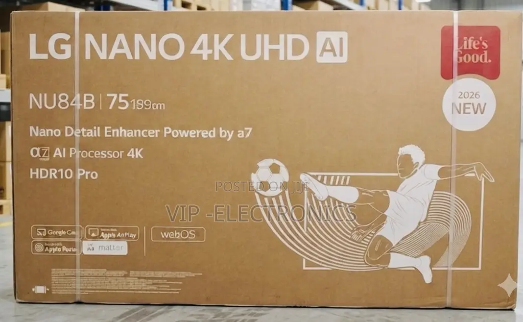 Lg 75 Inch Tv Nano Uhd Ai – With Nano Detail Enhancer Webos
