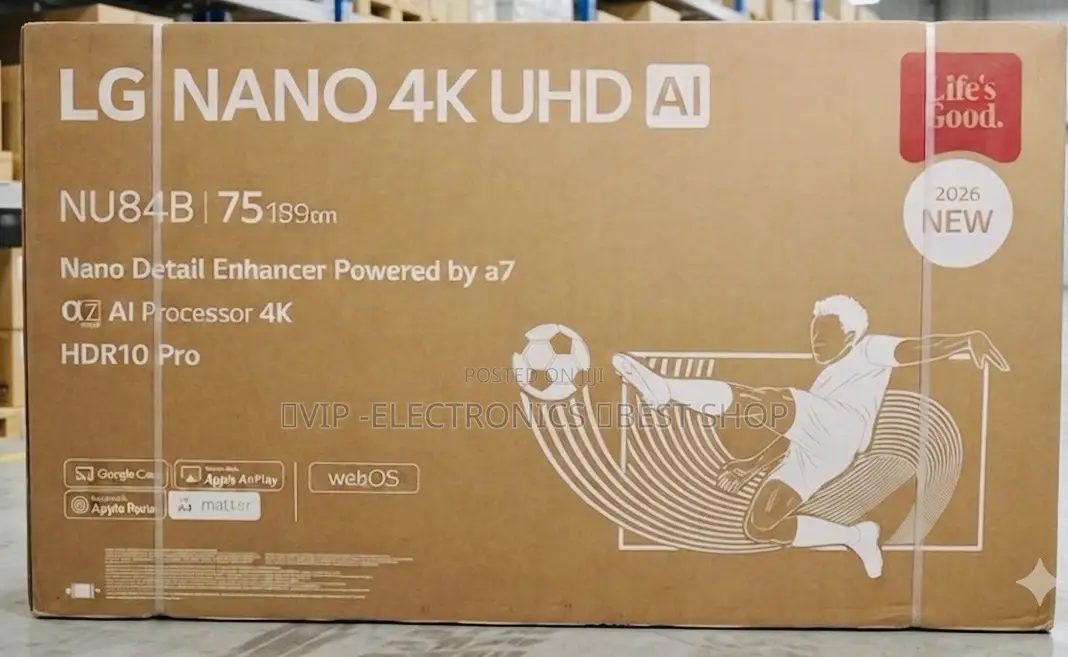 Lg 75 Inch Tv Nano Uhd Ai – With Nano Detail Enhancer Webos
