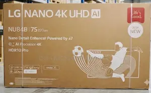 Lg 75 Inch Tv Nano Uhd Ai – With Nano Detail Enhancer Webos
