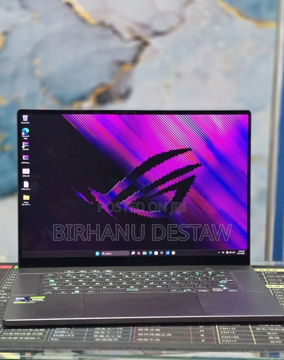 New Laptop Asus ROG Zephyrus G16 16GB Intel Core Ultra 9 SSD 1T