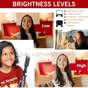 Smart Selfie Stick Tripod | Stable Stand|Bluetooth Remote Control