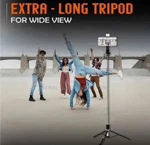 Selfie Stick Tripod | Bluetooth Remote | Extendable Stable