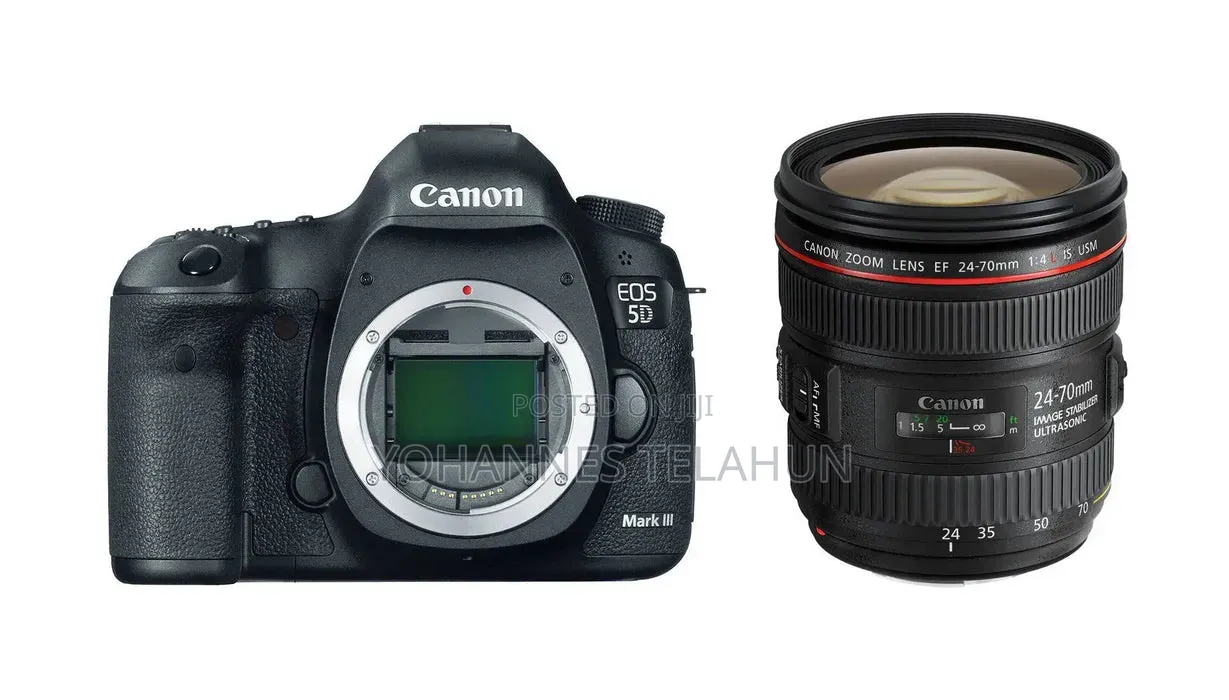 Canon Eos 5d Mark Iii + Canon Ef 24-70mm F/2.8l Ii Usm