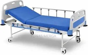 Hospital Bed宙豁medical Bed With 4 Inch Foam Mattress Iv Pole