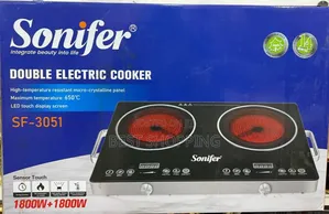 Sonifer Digital Ceramic Double Touch Stove Double Glass