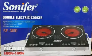 Sonifer Digital Ceramic Double Touch Stove Double Glass