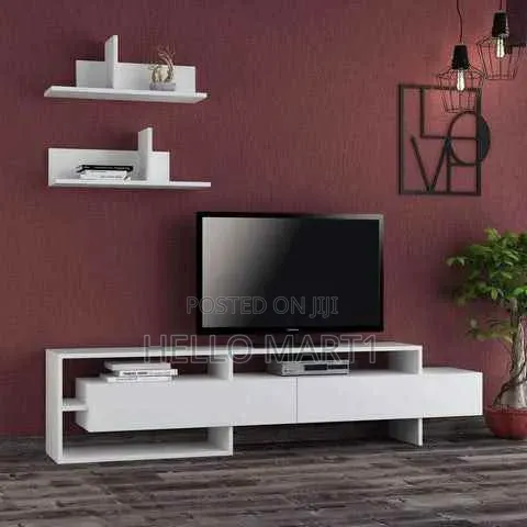 Tv Stand With a Wall Unit