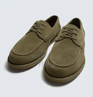 Casual Leather Deck Shoes From Zara