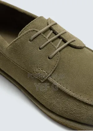 Casual Leather Deck Shoes From Zara