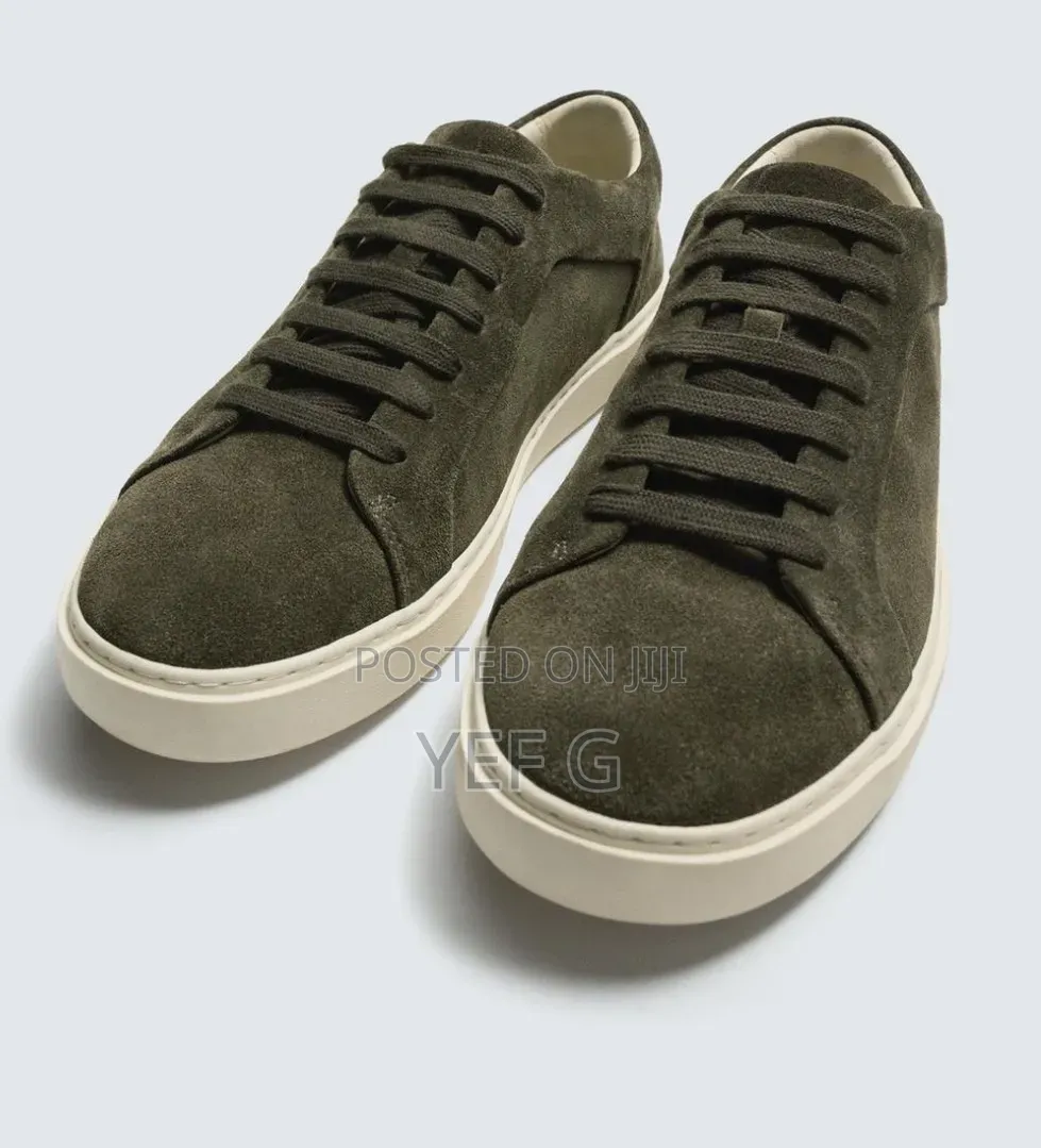 Genuine Leather Trainers From Zara
