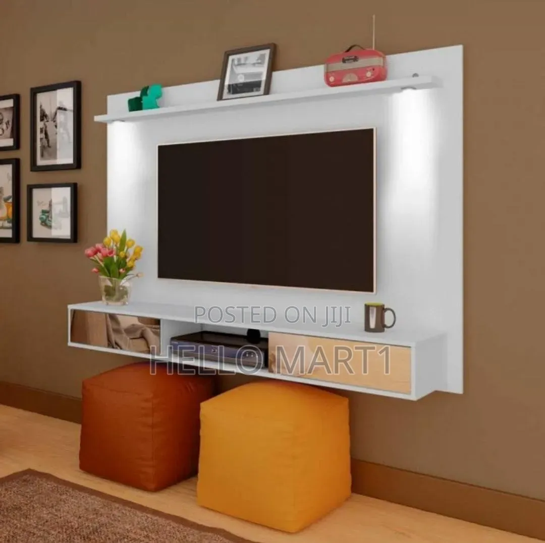 Floating Tv Console With Shelves
