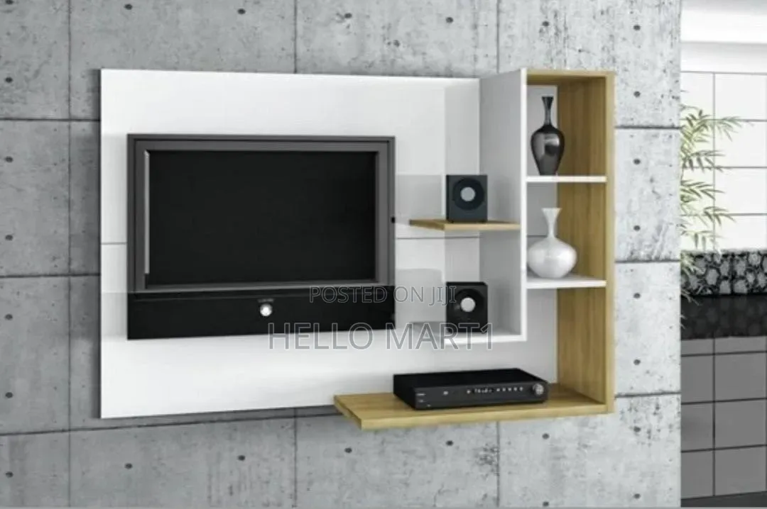 Floating Tv Console With Shelves