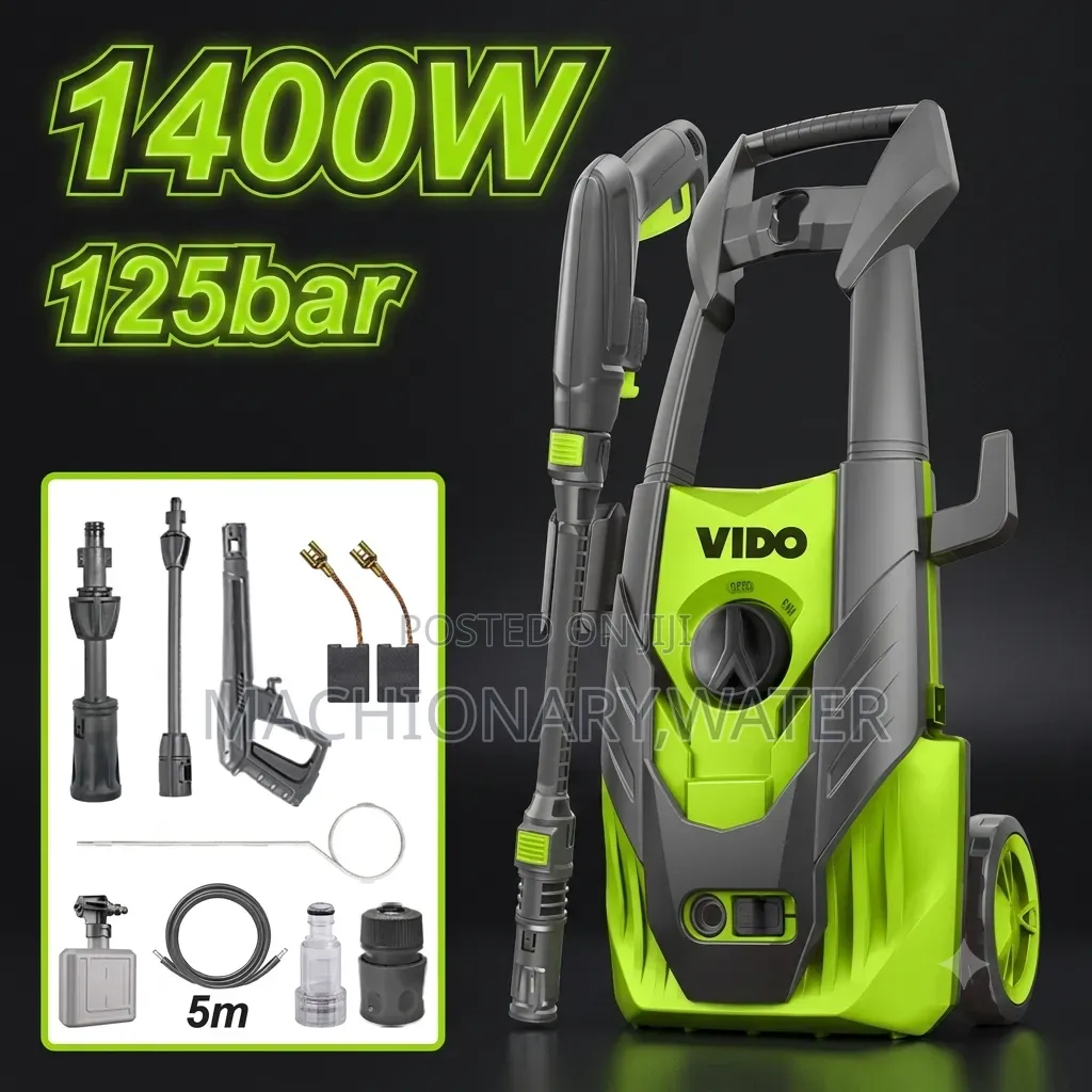 Vido High Pressure Washer 1400watt