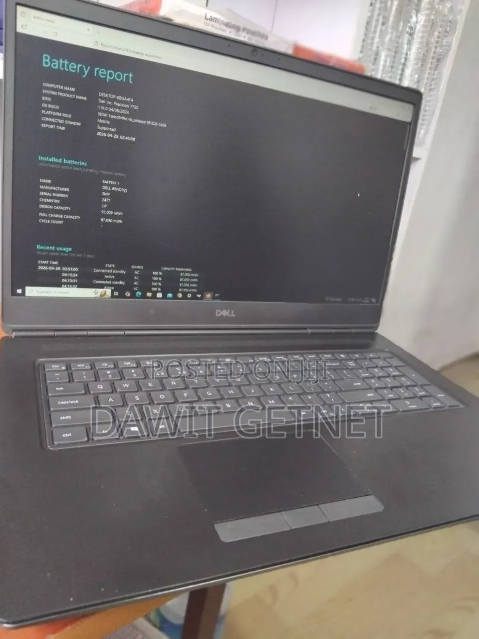 New Laptop Dell Precision 5540 32GB Intel Core i7 SSD 512GB