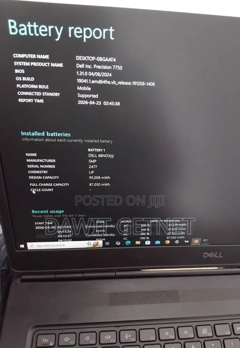 New Laptop Dell Precision 5540 32GB Intel Core i7 SSD 512GB