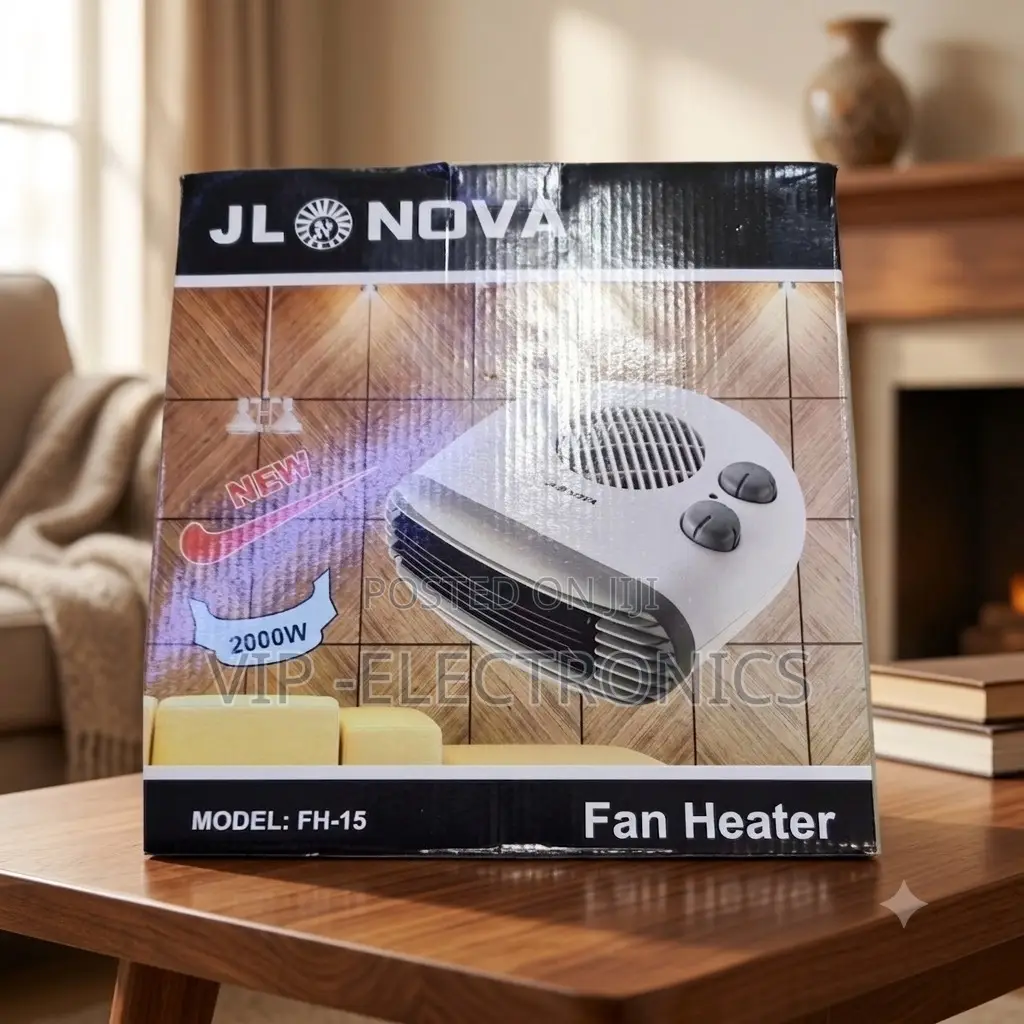 Jl Nova Portable Fan Heater – 2000w Compact Electric Space Heater