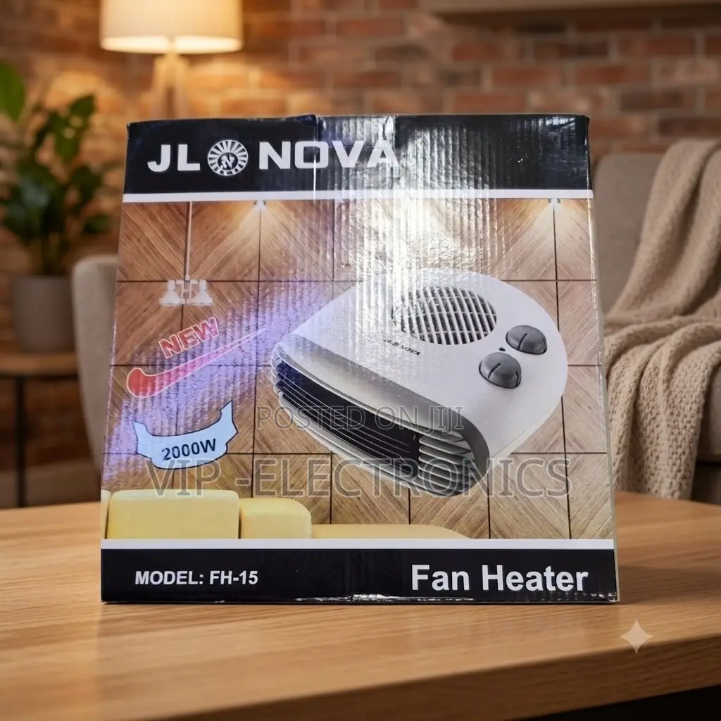 Jl Nova Portable Fan Heater – 2000w Compact Electric Space Heater