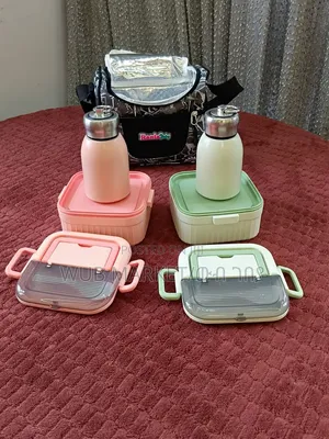 Premium Insulated Lunch Box Set እጅግ ዘመናዊ ምሳ ዕቃ ለአዋቂ እና ለተማሪዎች
