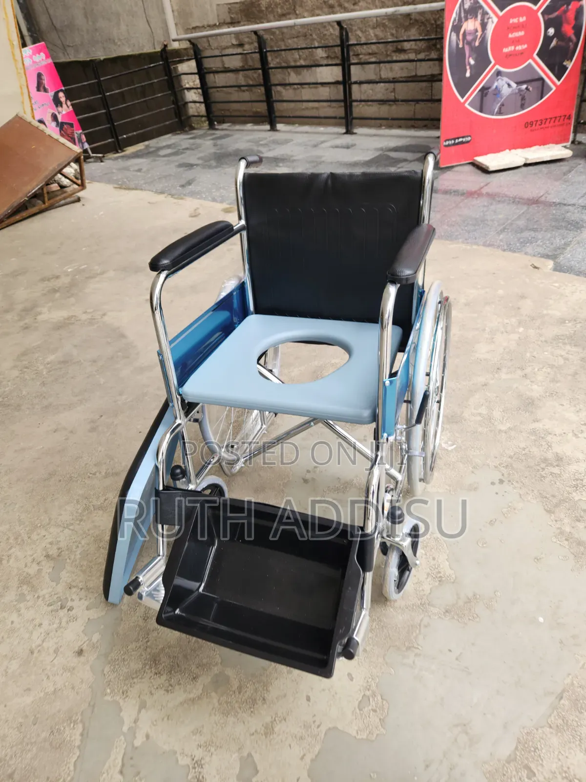 Commode Wheel Chair Features ✓Save as Both Mobility Aid and a Portable