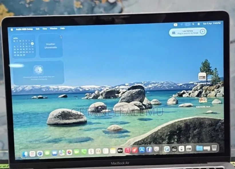 New Laptop Apple MacBook Air 2020 M1 8GB Apple M5 Pro SSD 256GB