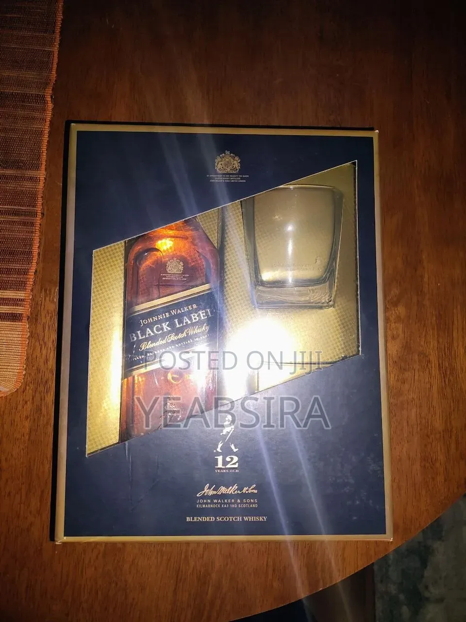 Johnnie Walker Black Label 12 Year Old Gift Set Featuring a 750ml
