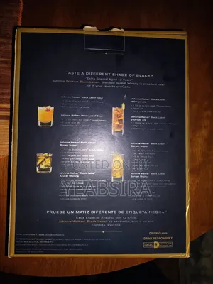 Johnnie Walker Black Label 12 Year Old Gift Set Featuring a 750ml