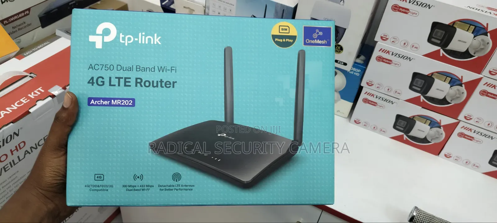Tp-Link Archer Mr202 Ac750 4g Lte Wi-Fi Router ሲም Dual Band | 2026