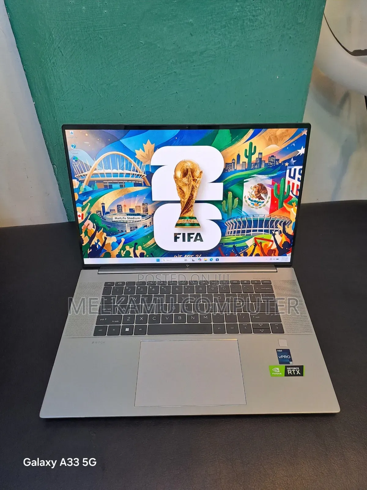 New Laptop HP ZBook Studio 16GB Intel Core i9 SSD 512GB