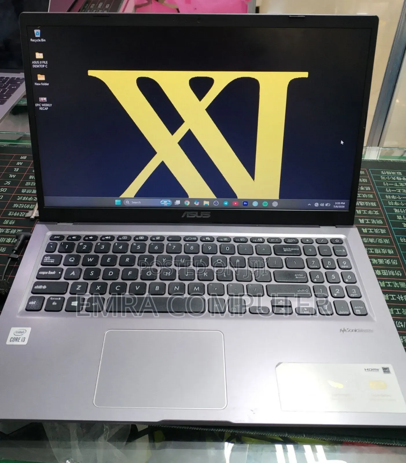 New Laptop Asus 8GB Intel Core i3 SSD 256GB
