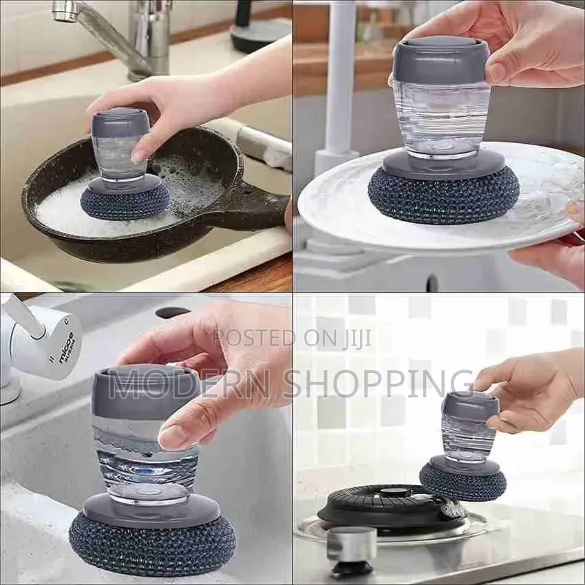 Liquid Adding Pot Washing Brush