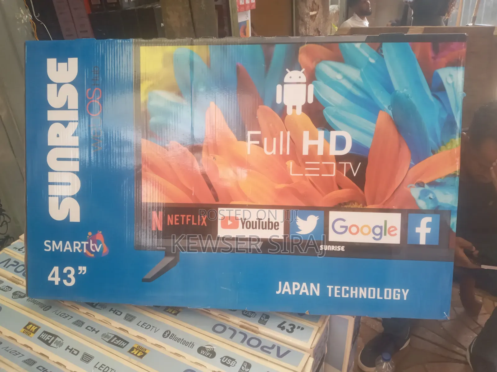 Sunrise 43inch Tv Smart Android